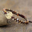 Luxury Handmade Tree Charm Bracelet - African Jasper Braided Design