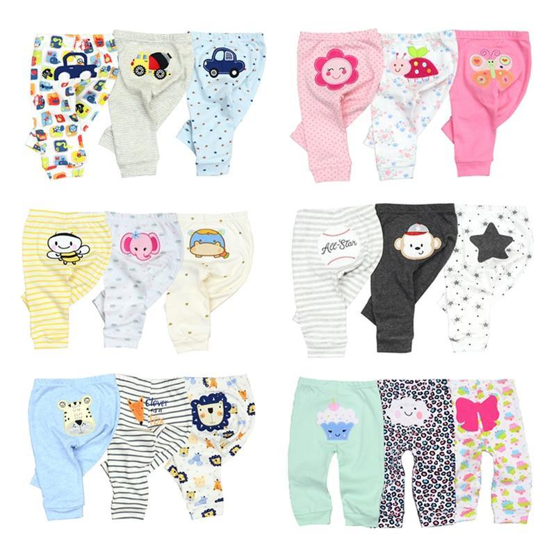 Ensemble de Pantalons pour Bébé 3/4PCS Premium - Leggings en Coton Doux