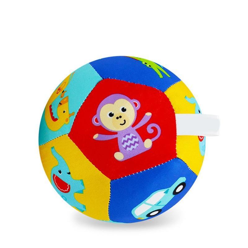 Hochet en Peluche Douce en Forme de Ballon pour Nourrissons