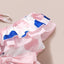 Robe sans manches à pois mignonne pour bébé fille avec ensemble de bandeau