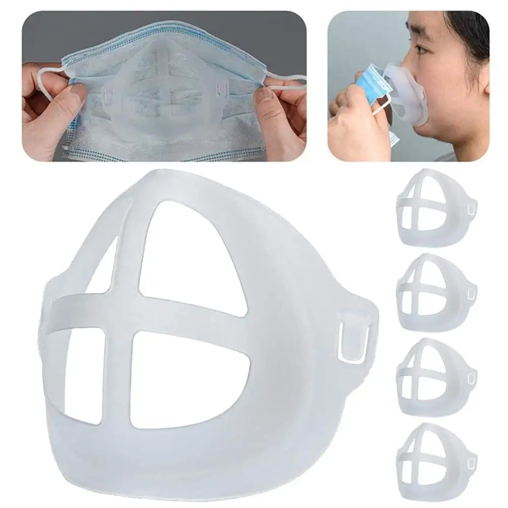 Support de masque facial en silicone 3D pour une respiration confortable