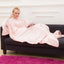 Winter Hooded Pocket Blankets Warm Soft coral TV blanket - Korvel