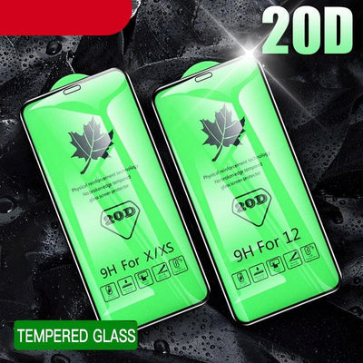 20D Full Cover Tempered Glass Screen Protector for iPhone