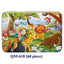 60-Piece Cartoon Animal Wooden Puzzle for Kids - Educational Fun Toy - Korvel