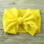 Nouveau bandeau large avec nœud pour bébés filles