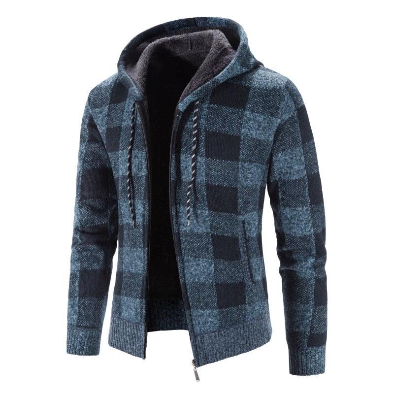 Elegant Slim Fit Fleece Jacket for Men