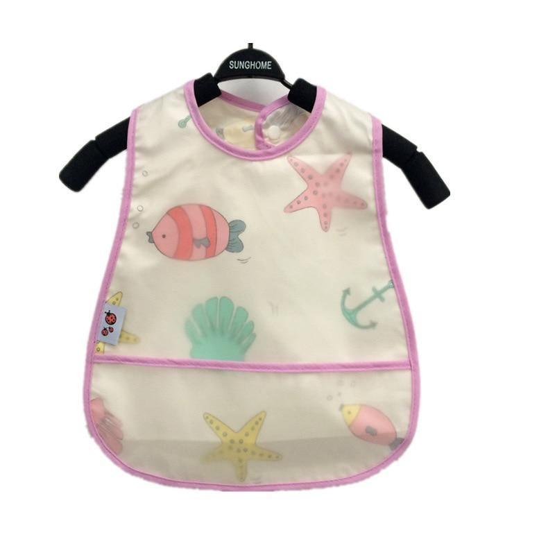Bavoirs en Cartoon Ajustables pour Bébé - Tissu Imperméable