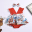 Conjunto de Vestido y Diadema para Niñas Bebés de Navidad