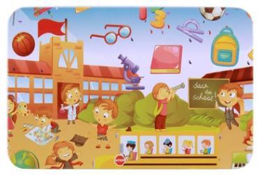 Puzzle en bois cartoon d'animaux de 60 pièces pour enfants
