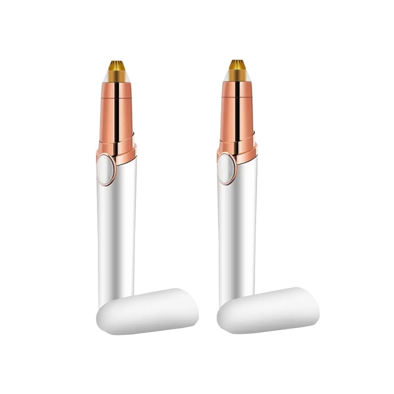 New Design Electric Eyebrow Trimmer Makeup Painless Eye Brow Epilator Mini Shaver Razors Portable Facial Hair Remover for Women - Korvel