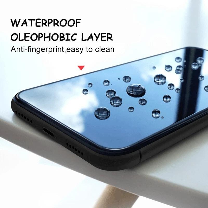 Protector de Pantalla de Vidrio Templado de Cubierta Completa 60D para iPhone