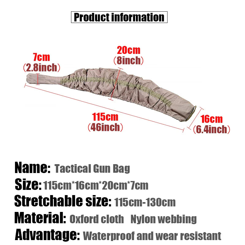 Elasticity Rifle Knit Tactical Gun Sock Polyester Silicone Treated Rifle Protector Shotgun Cover Case Storage Sleeve - Korvel