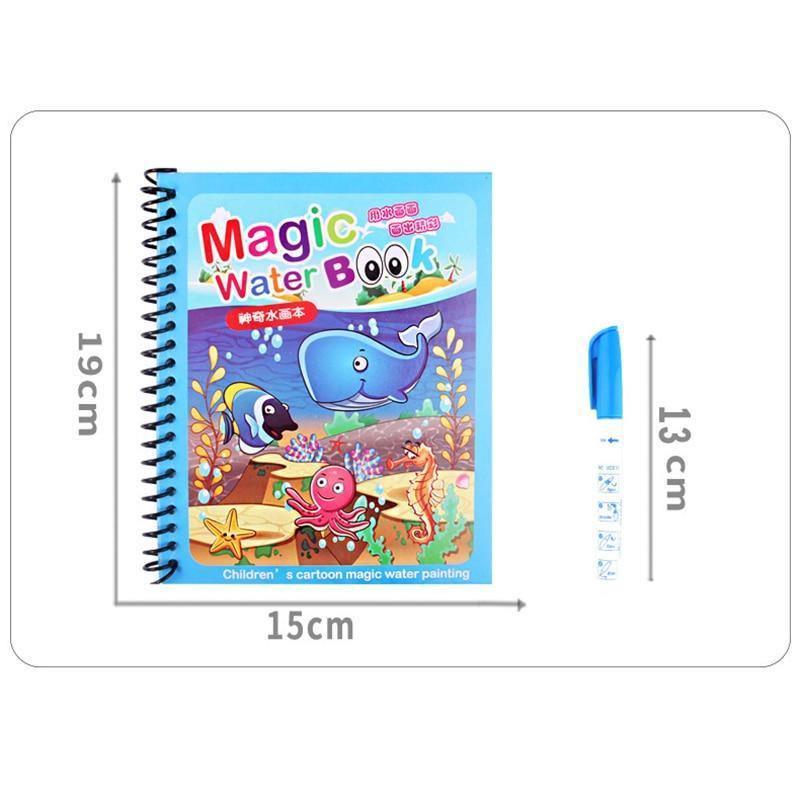 Magical Water Drawing Coloring Book for Kids