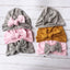 Chapeau Élégant en Fleurs pour Filles - Bonnet Turban pour Tout-Petits