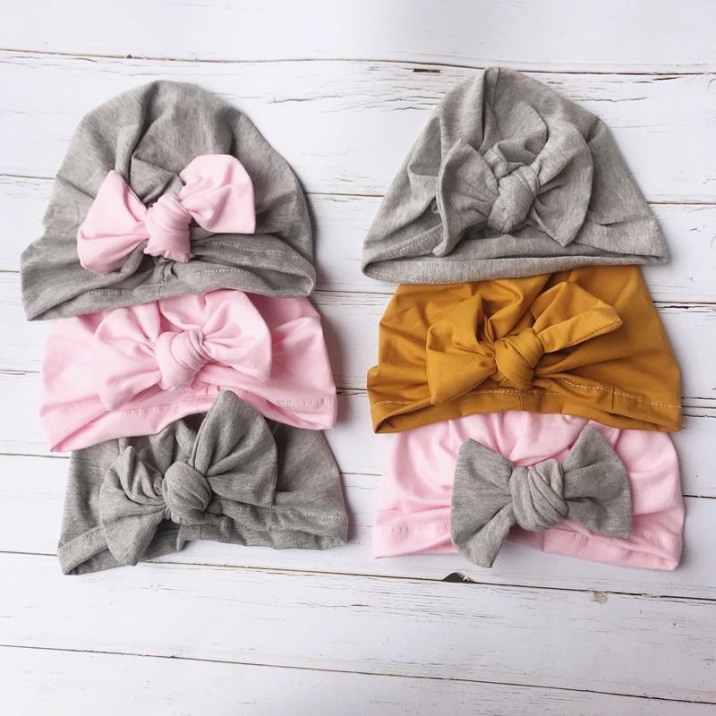Chapeau Élégant en Fleurs pour Filles - Bonnet Turban pour Tout-Petits