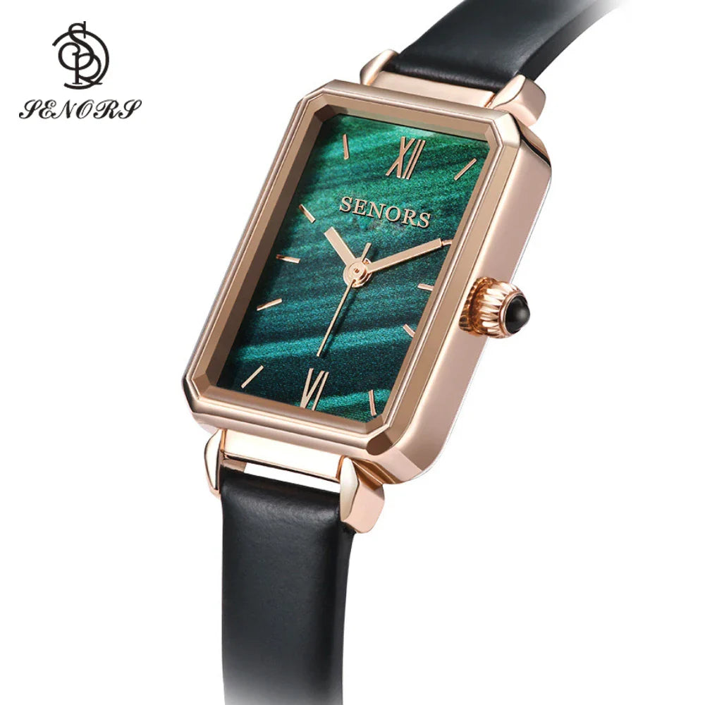 Montre pour femmes étanche avec mouvement à quartz Senors Japan