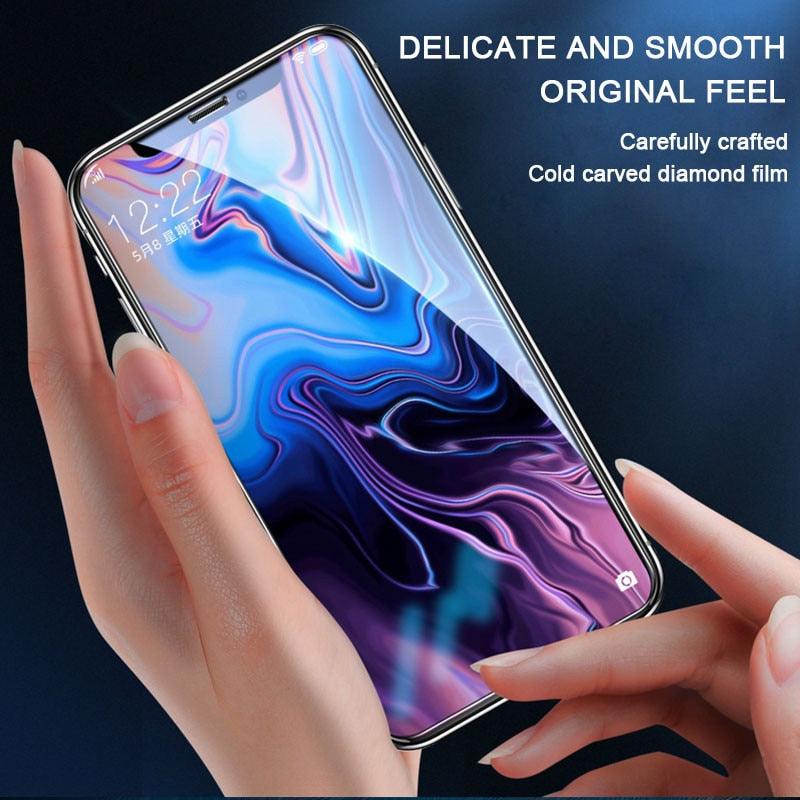 Full Cover Tempered Glass Screen Protector for iPhone Models