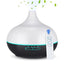 Humidificador de Aire Aroma de 550ml y Difusor de Aceites Esenciales - Grano de Madera