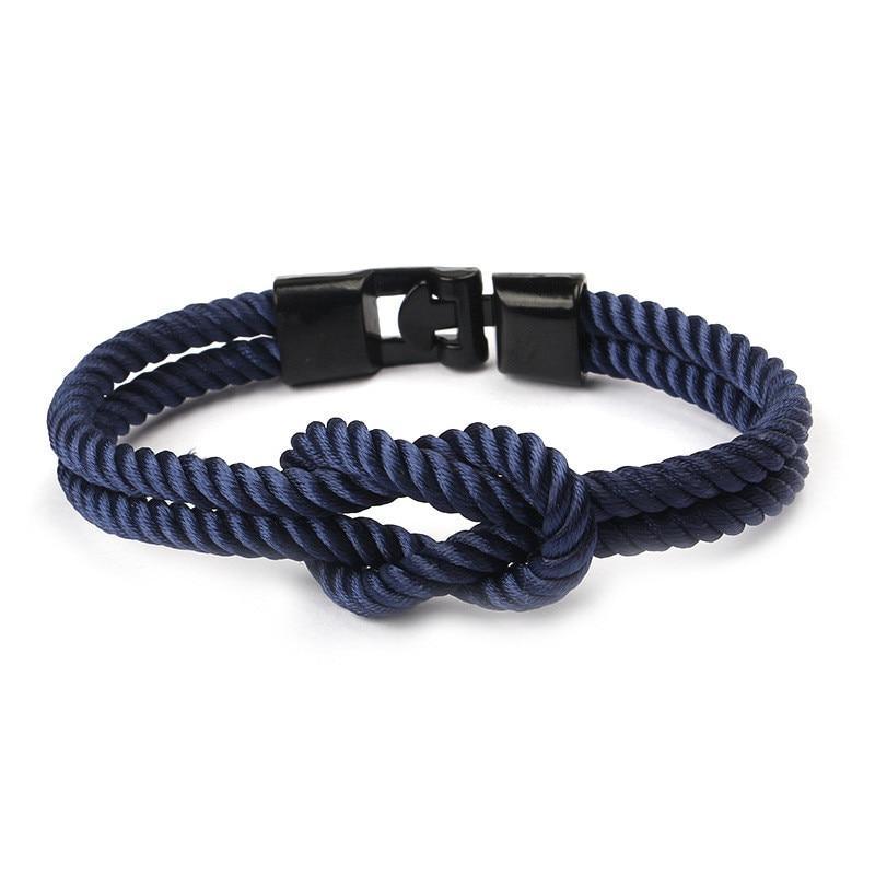 Bracelet en Nylon Tressé Multicouche Moderne et Élégant