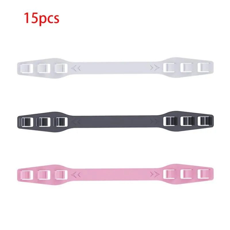 3/15pcs Mask Hook Anti-pain Ear Adjustment Holder Buckle For Face Mask Extend Rope Line Band Head-mounted - Korvel