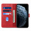 Luxury Red Leather Magnetic Flip Case for iPhone