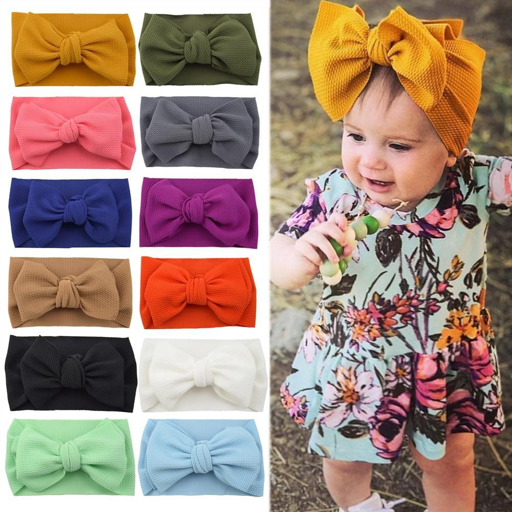 Diadema Grande con Lazo para Niñas - Accesorio de Cabello Ajustable