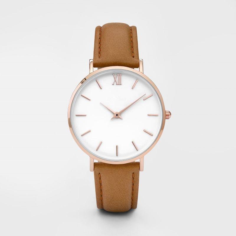 Montre Quartz en Cuir Élégante pour Femmes STEVVEX