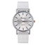 Montre à Quartz Décontractée pour Femmes avec Bracelet en Silicone Élégant