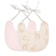 Double-Deck Infant Bibs - Stylish Cotton Linen for Toddlers