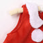 Ensemble Robe de Princesse de Noël et Chapeau Nœud pour Nouveau-nés