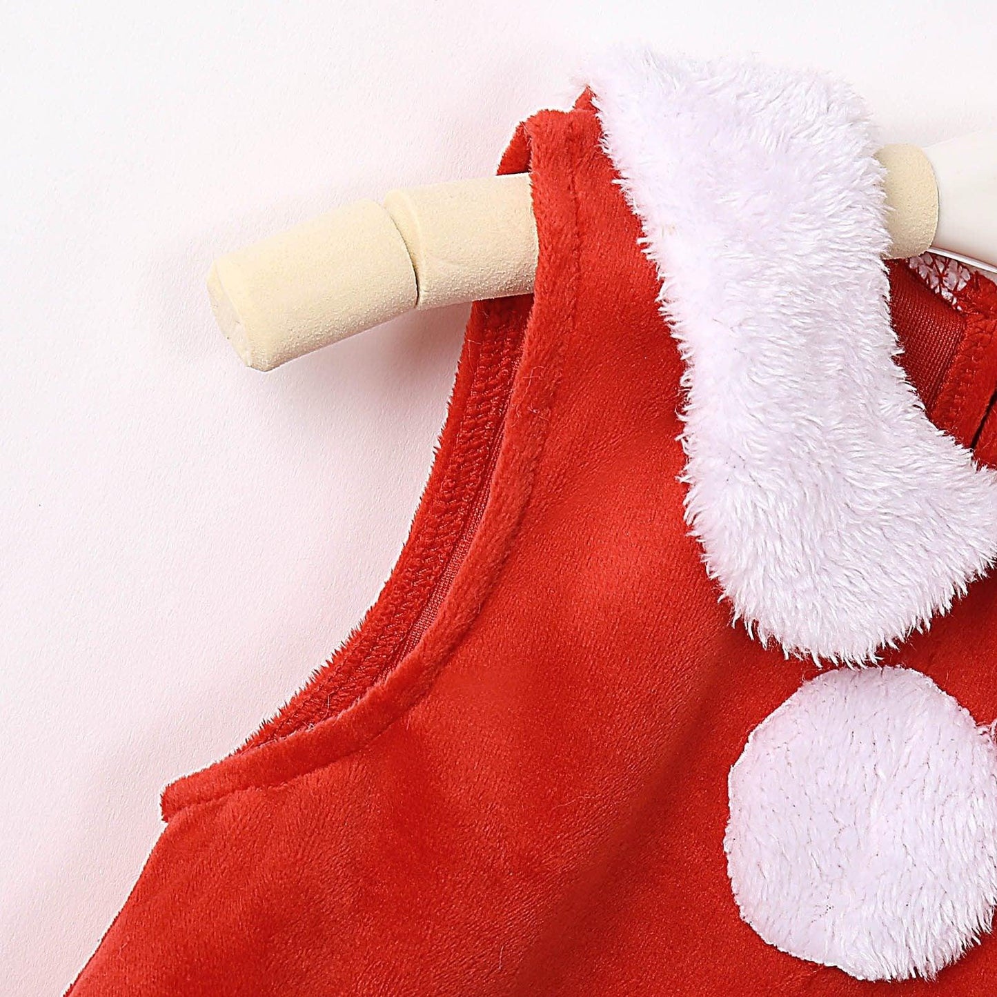 Ensemble Robe de Princesse de Noël et Chapeau Nœud pour Nouveau-nés