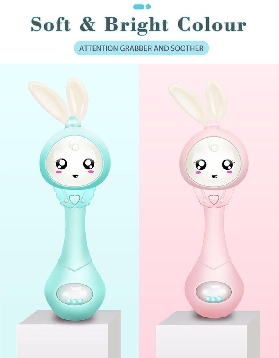 Premium Baby Music Teether Rattle Toy for Early Development