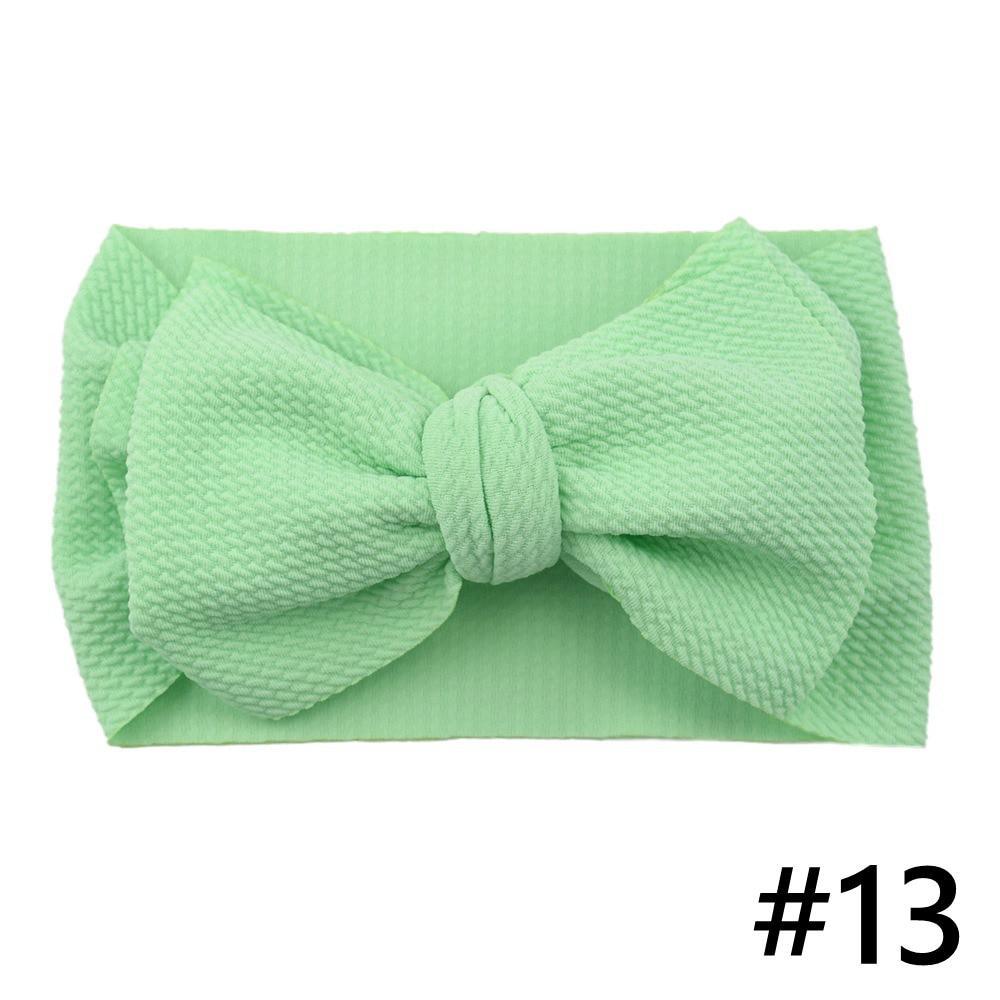 Diadema Grande con Lazo para Niñas - Accesorio de Cabello Ajustable