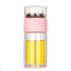 Portable Double Wall Glass Tea Mug Coffee Travel Cup Infuser Drink Bottle Tumbler Drinkware Eco-Friendly - Korvel