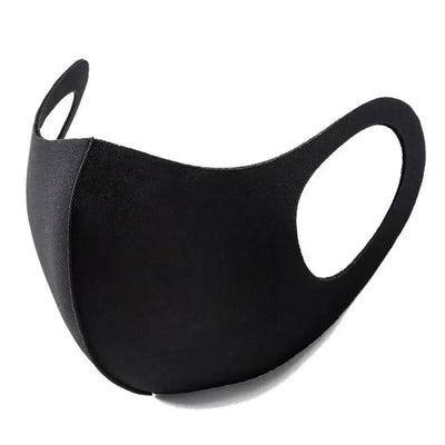 1PC Mouth Mask PM2.5 Anti Haze Black Dust Mask Nose Filter Windproof Muffle Bacteria Fabric Cloth Respirator Face Care - Korvel
