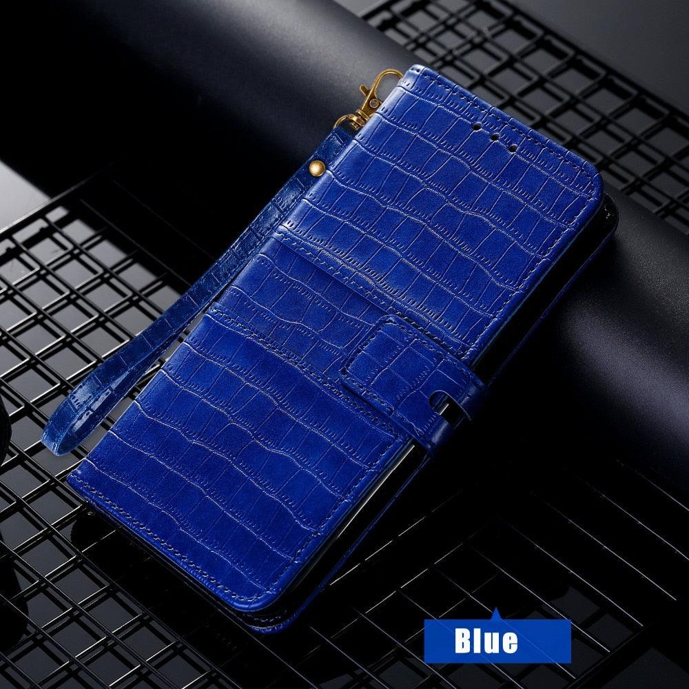 Luxury Pattern Flip Case for iPhone - Premium Leather Wallet Protection