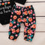 Adorable Halloween Baby Outfit Set with Pumpkin Design