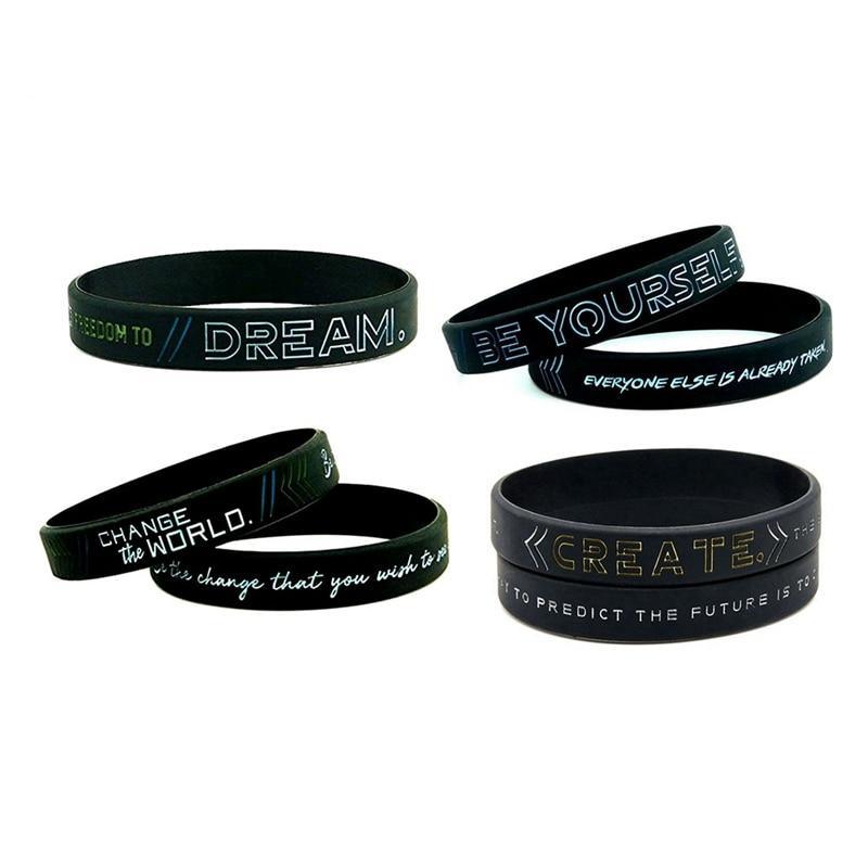 Bracelet en silicone Motivation - Bracelet unique pour hommes