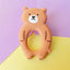 4-Pack Bear Silicone Teething Toys - Safe & Fun Baby Chewables - Korvel