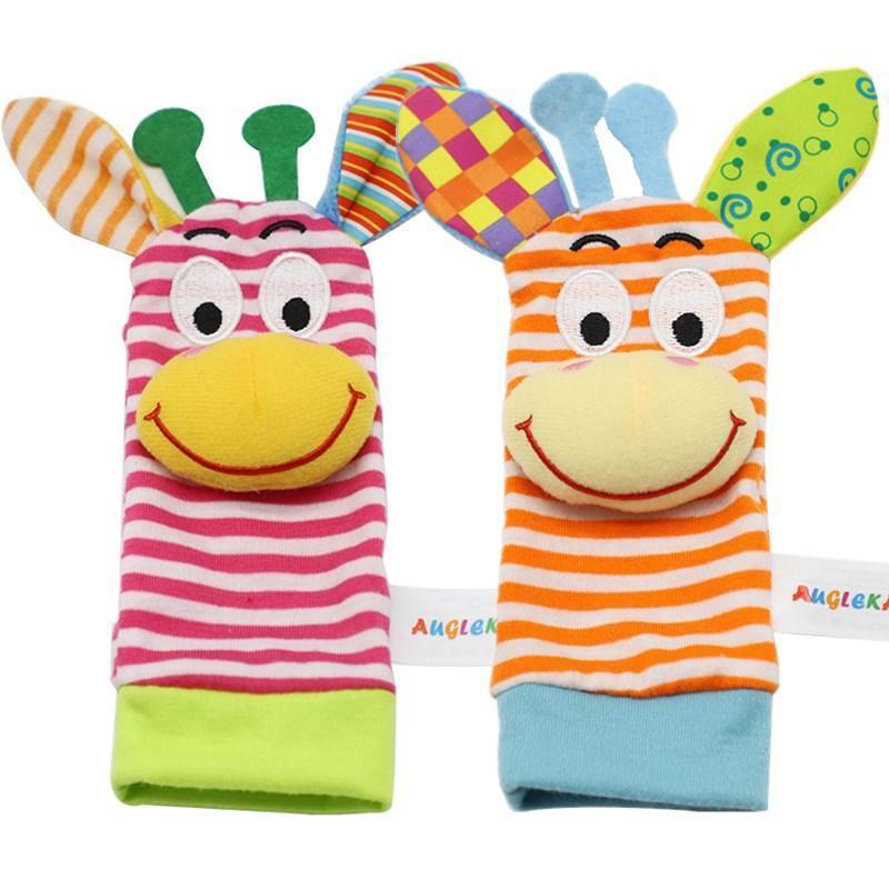 Sonajeros Coloridos para Muñecas y Calcetines para Pies para Infantes