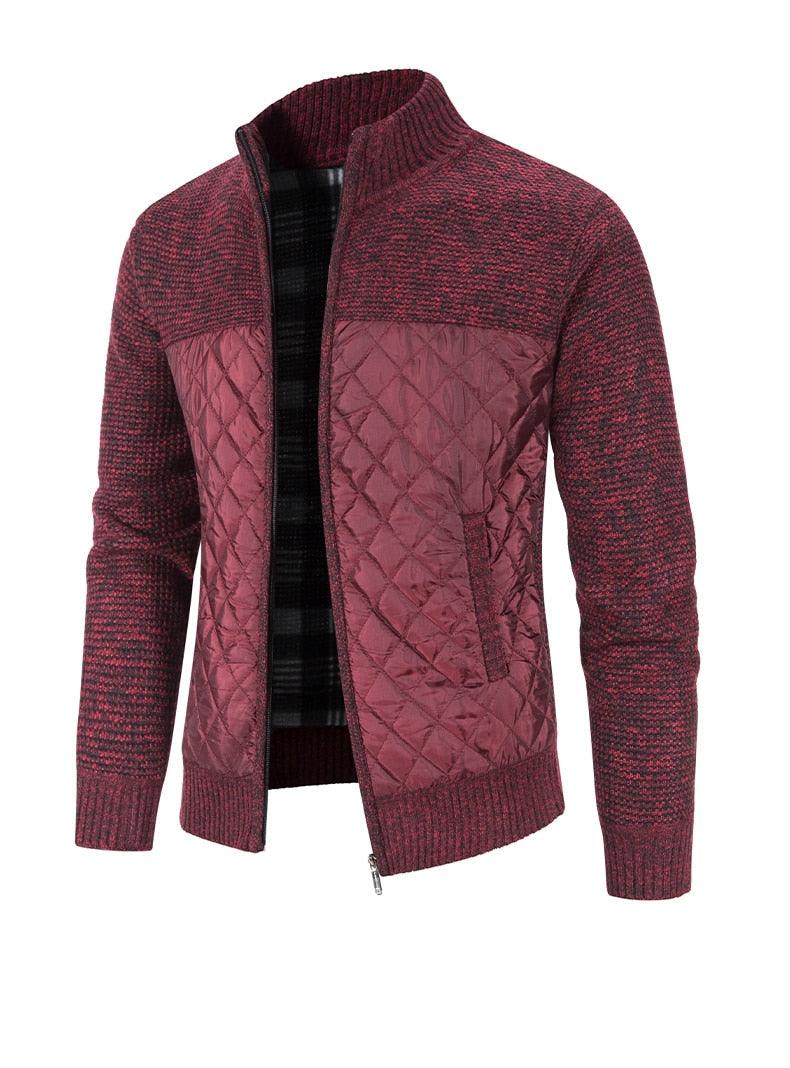 Elegant Slim Fit Fleece Jacket for Men