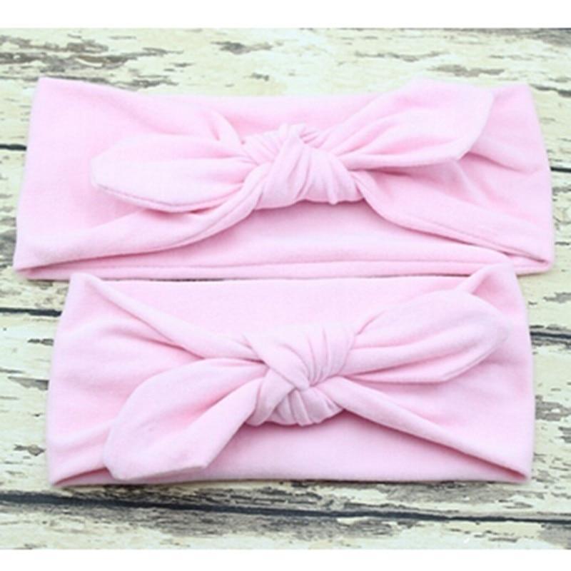 Modern Mother & Daughter Rabbit Ears Bow Hair Bands