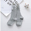 Charming Non-Slip Cotton Knee High Socks with Bow for Baby Girls - Korvel