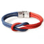 Bracelet en corde moderne à nœud élégant multi-couches pour hommes et femmes