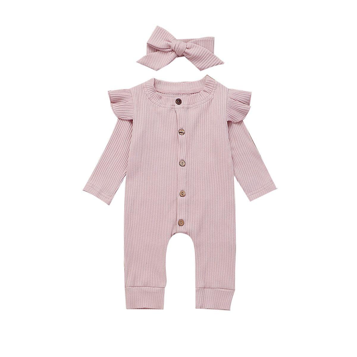 Combinaison en Coton Tricoté Classique pour Filles et Garçons