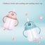 Silicone Leakproof Sippy Cup with Soft Straw and Handles