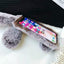 Coque de téléphone Bunny mignonne pour iPhone - Housse en peluche douce