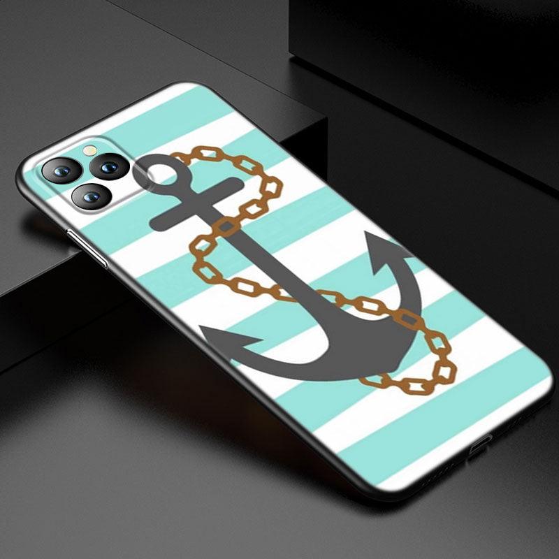 Coque de téléphone Ancre Bateau Roue de Navire pour iPhone