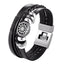 Bracelet en cuir tressé tendance pour hommes et femmes