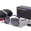 Lunettes de soleil carrées polarisées de luxe avec protection UV400